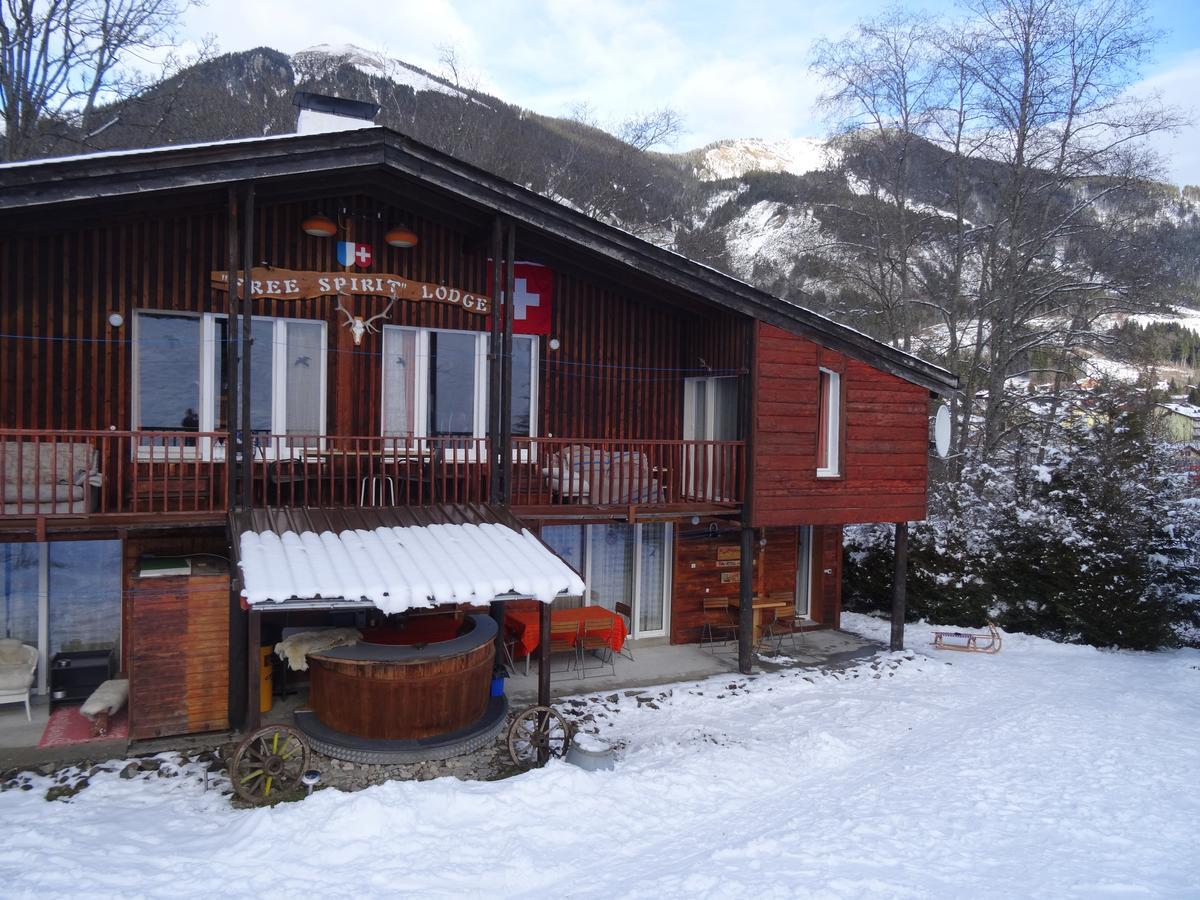 Free Spirit Lodge Sörenberg Buitenkant foto